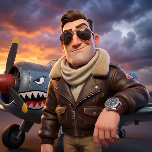 AI caricature of an engineer in sketch style