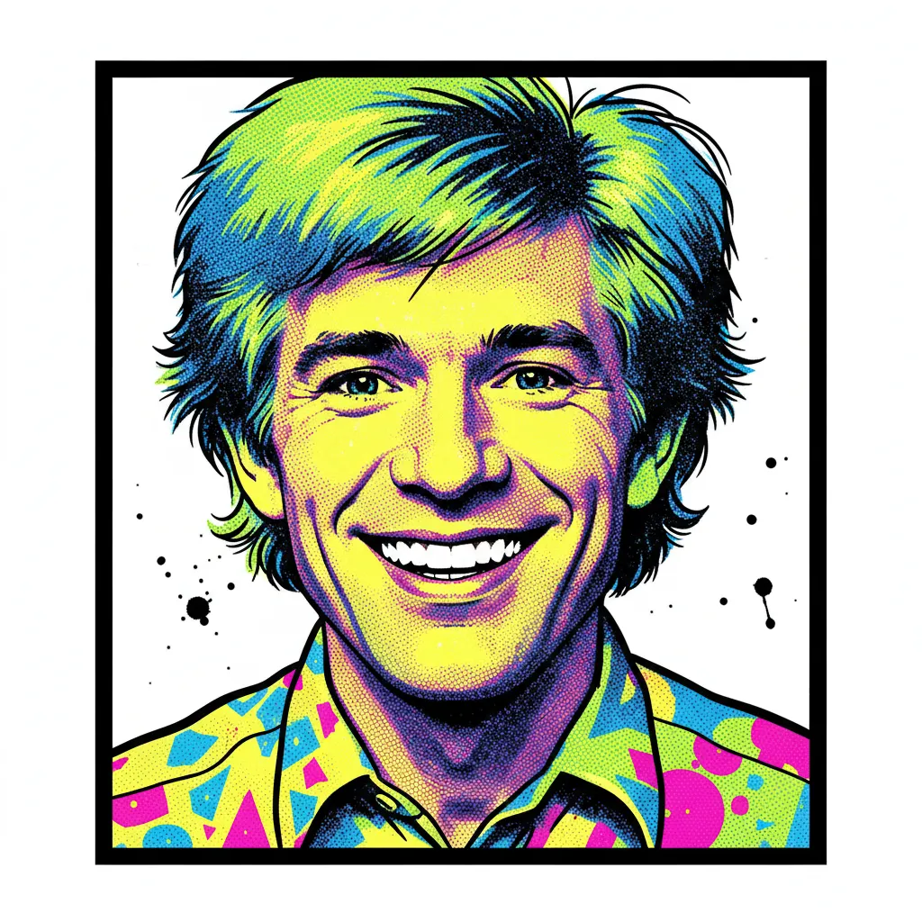 Pop Art caricature style